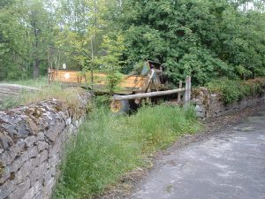 Einfahrt zum Hof Rieker